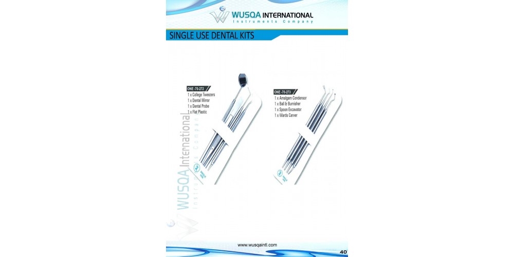 Single Use Dental Kits